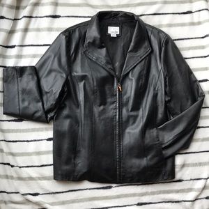 East 5th Black Leather Jacket